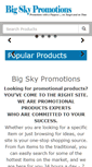 Mobile Screenshot of bigskypromotions.com